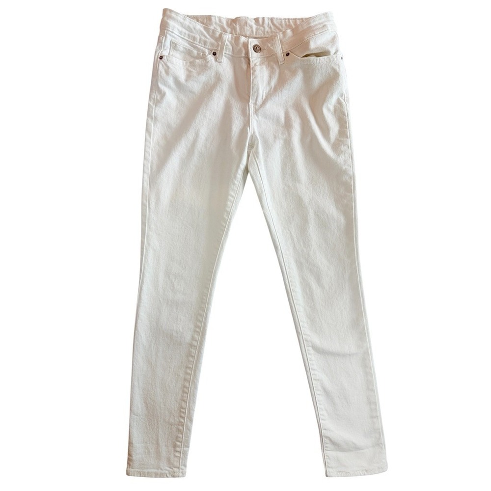 Levi Strauss & Co. Skinny Jeans Women 28 White Stretch Denim